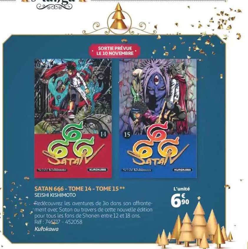 satan 666 - tome 14 - tome 15 - seishi kishimoto