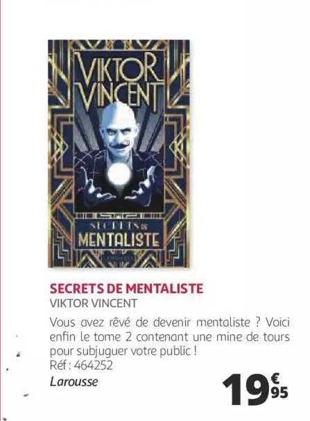 secrets de mentaliste - viktor vincent