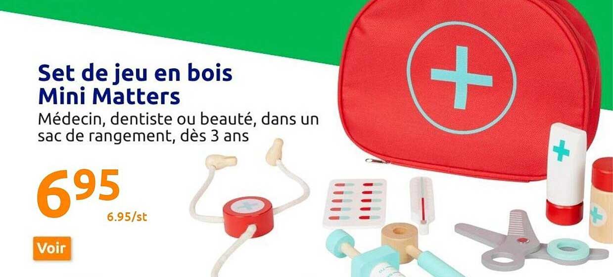 Set De Jeu En Bois Mini Matters