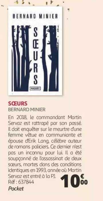 sœurs - bernard minier