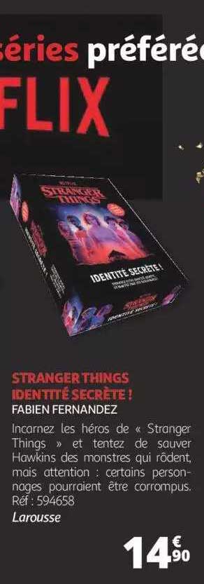 stranger things identité secrète! - fabien fernandez