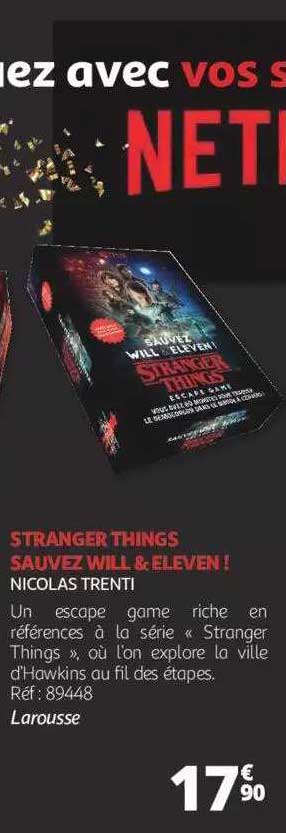 stranger things sauvez will & eleven! - nicolas trenti