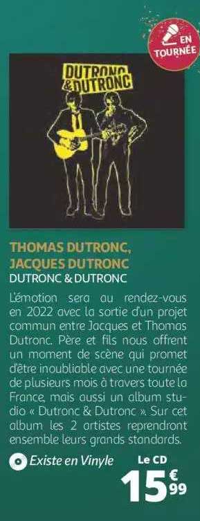 thomas dutronc, jacques dutronc - dutronc & dutronc