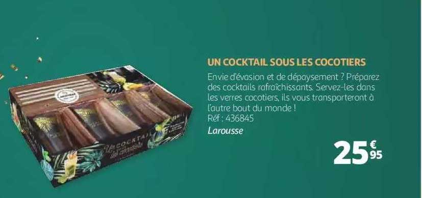un cocktail sous les cocotiers
