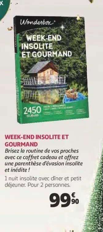 Week-end Insolite Et Gourmand  Wonderbox