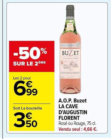 a.o.p. buzet la cave d'augustin florent