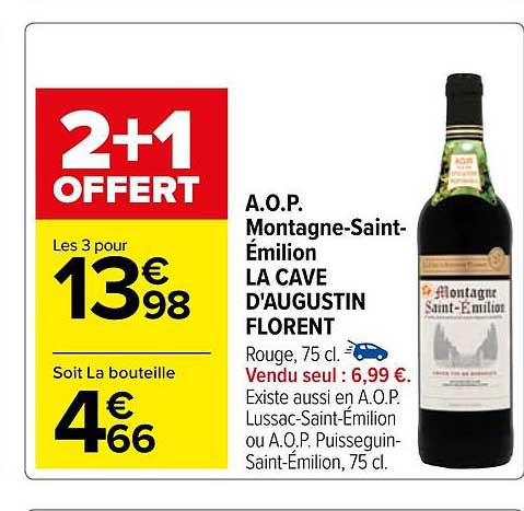 a.o.p. montagne-saint-émilion la cave d'augustin florent