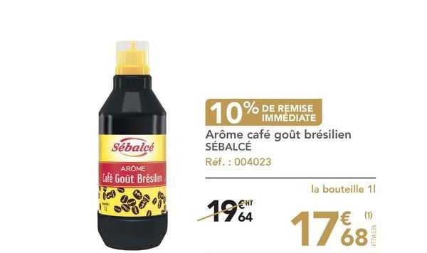 arôme café goût brésilien sébalcé