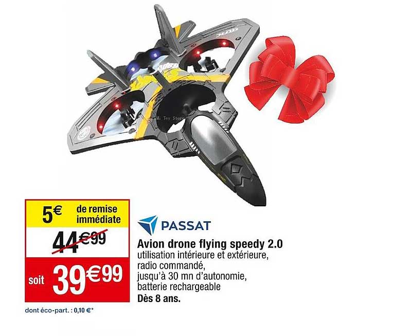 avion drone flying speedy 2.0 passat