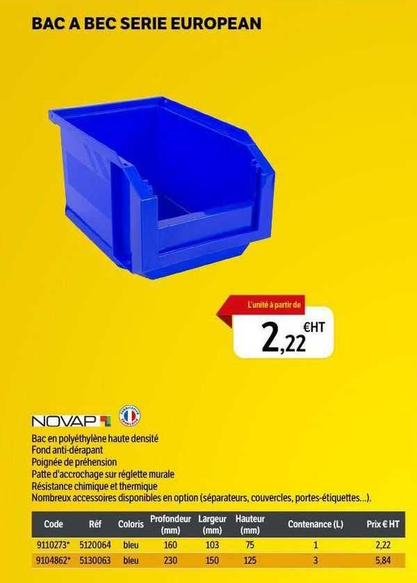 bac à bec série european