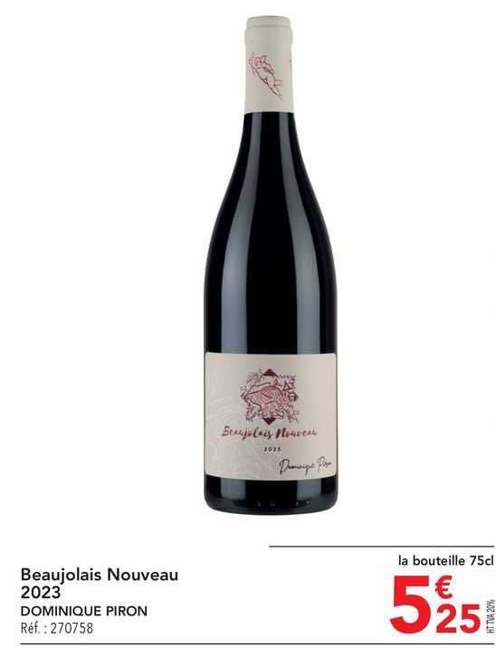 beaujolais nouveau 2023 dominique piron
