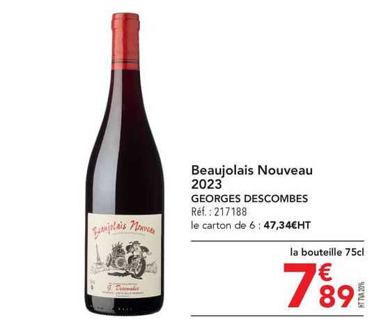 beaujolais nouveau 2023 georges descombes