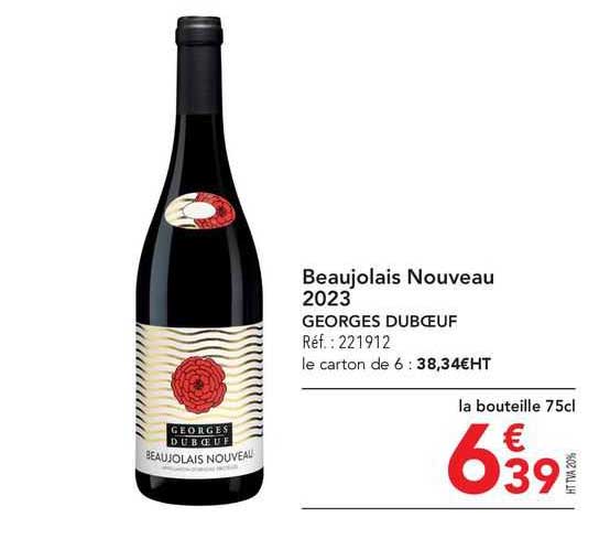beaujolais nouveau 2023 georges dubœuf