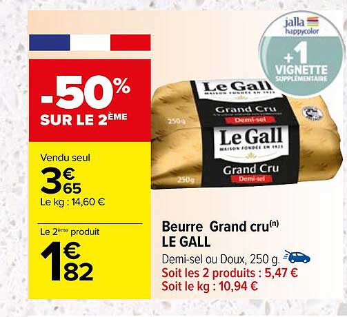 beurre grand cru le gall