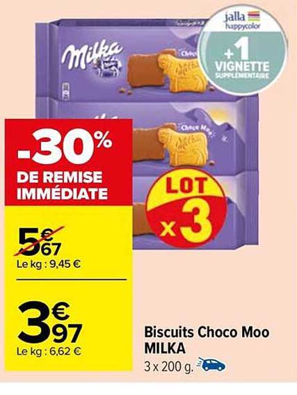 Biscuits Choco Moo Milka