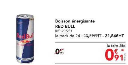 boisson énergisante red bull