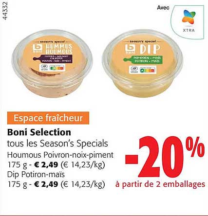 boni sélection les season's spécials
