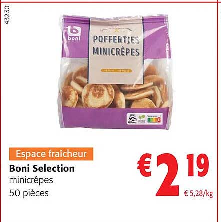Boni Sélection Mini Crêpes