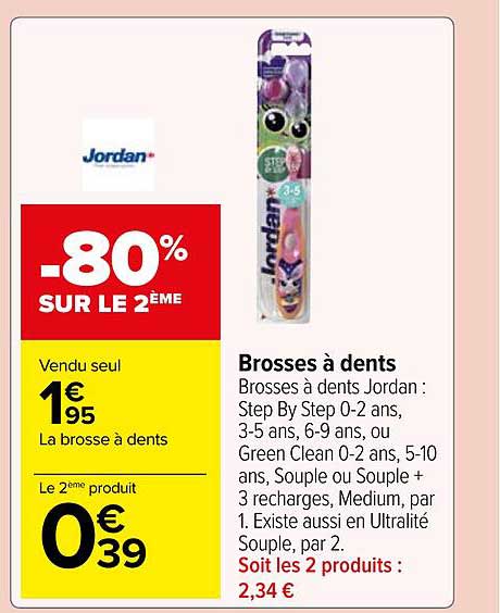 Brosses à Dents Jordan