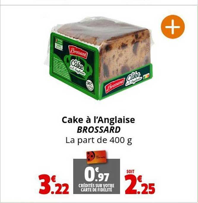 cake à l'anglaise brossard