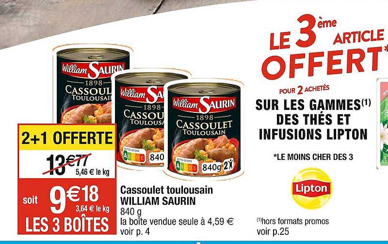 cassoulet toulousain william saurin
