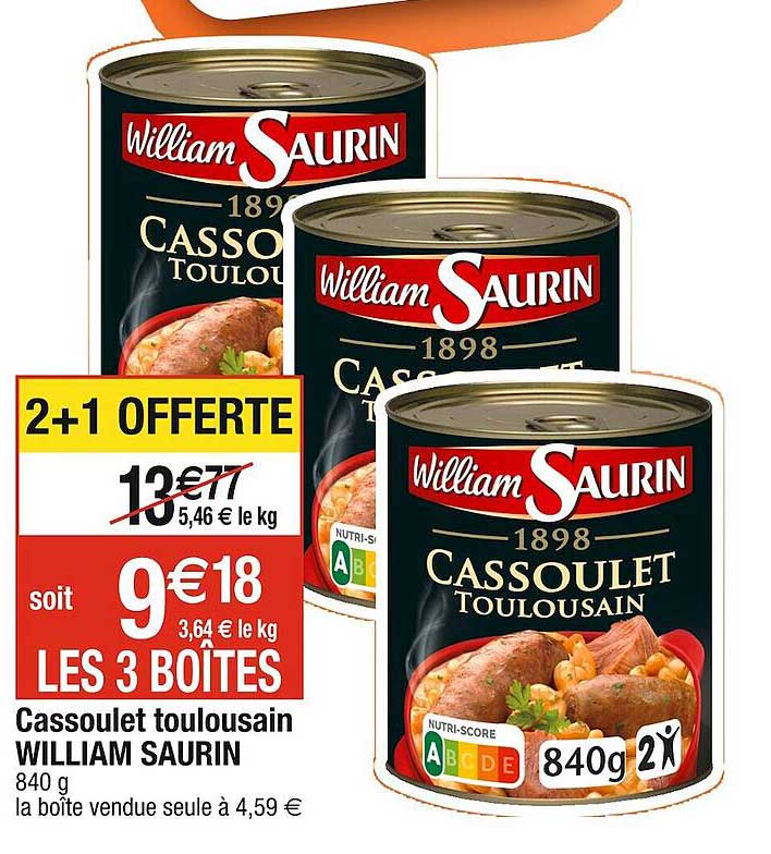 cassoulet toulousain william saurin