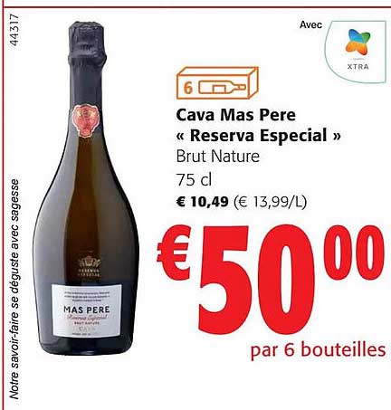 cava mas pere «reserve especial» brut nature