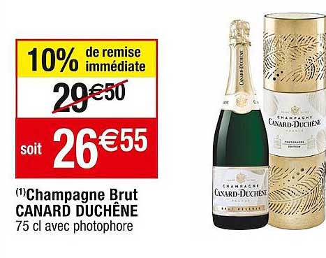 champagne brut canard duchêne