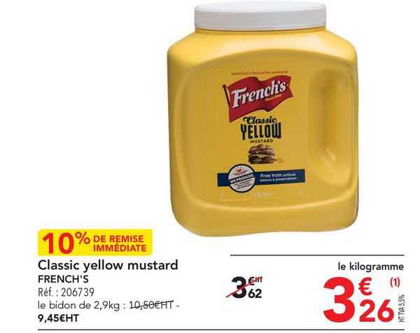 classic yellow mustard french's