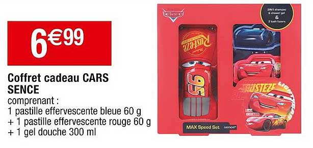 coffret cadeau cars sense