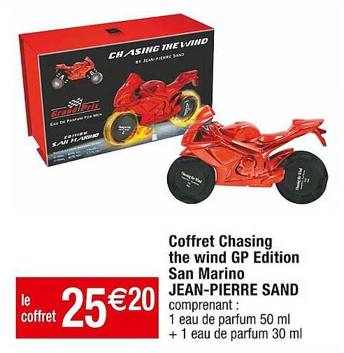 coffret chasing the wind gp édition san marino jean-pierre sand