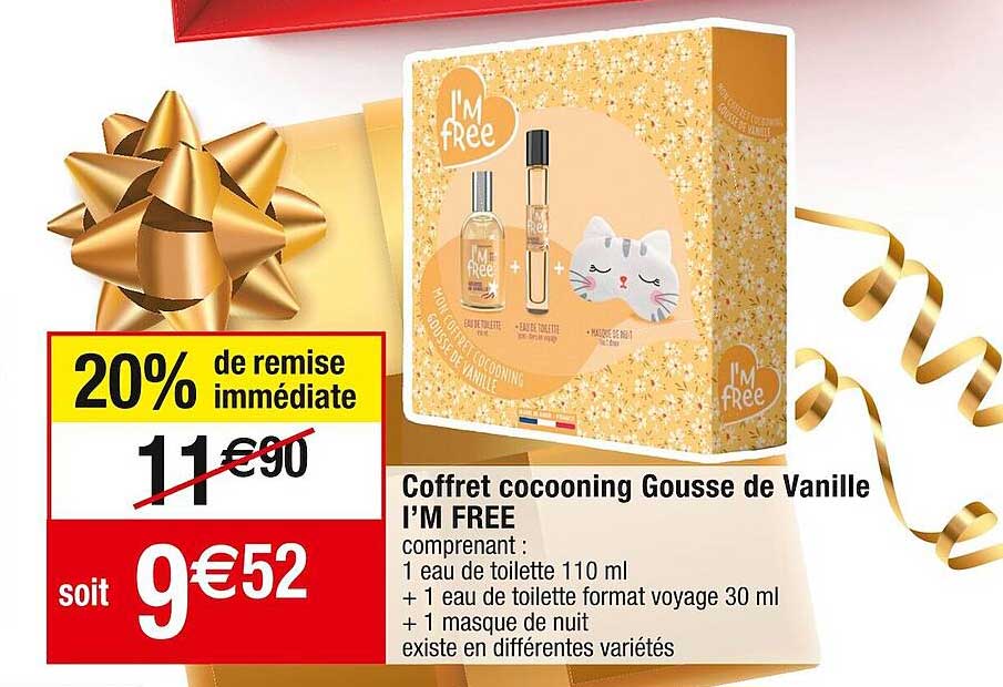coffret cocooning gousse de vaille i'm free