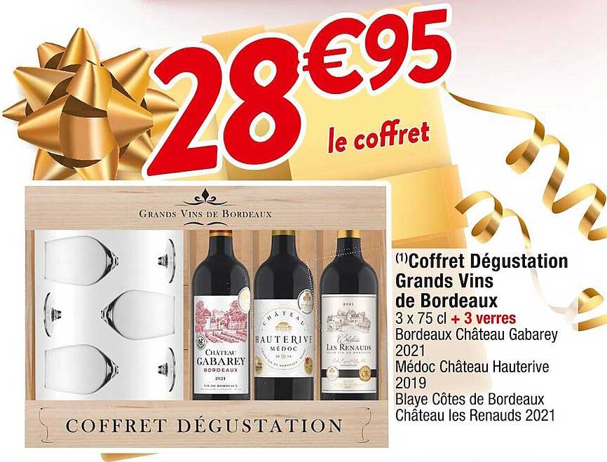 Coffret Dégustation Grands Vins De Bordeaux