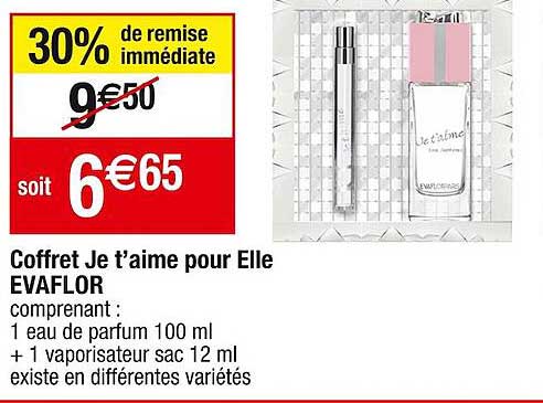 coffret je t'aime pour elle evaflor
