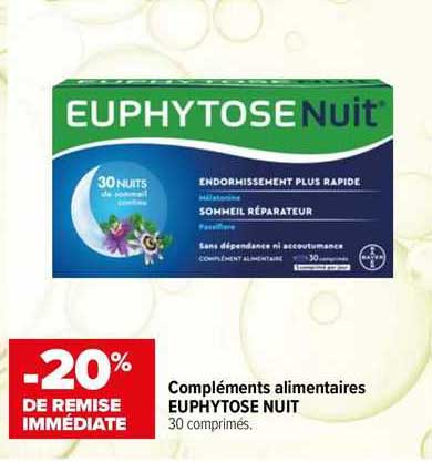 compléments alimentaires euphytose nuit