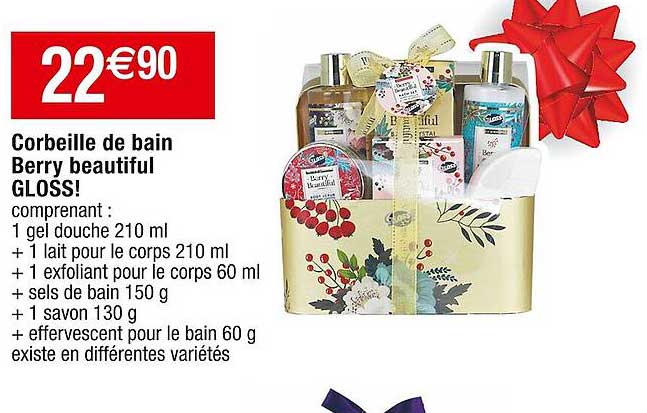 Corbeille De Bain Berry Beautiful Gloss!