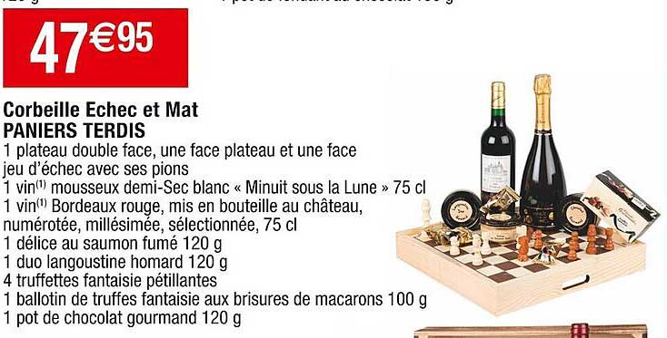 Corbeille échec Et Mat Paniers Terdis