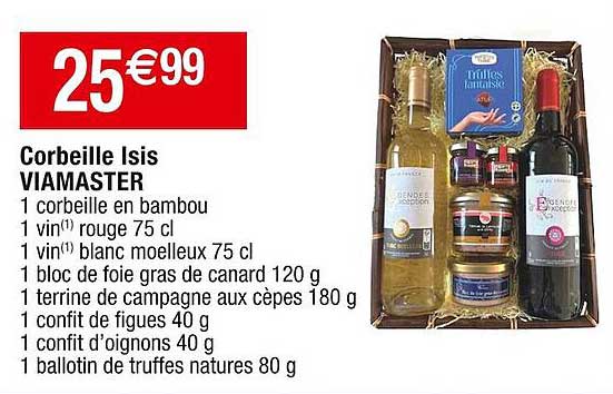 corbeille isis viamaster