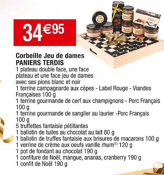 corbeille jeu de dames paniers terdis
