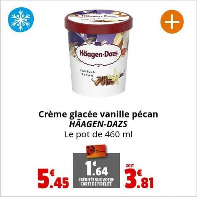 crème galacée vanille pécan häagen-dazs