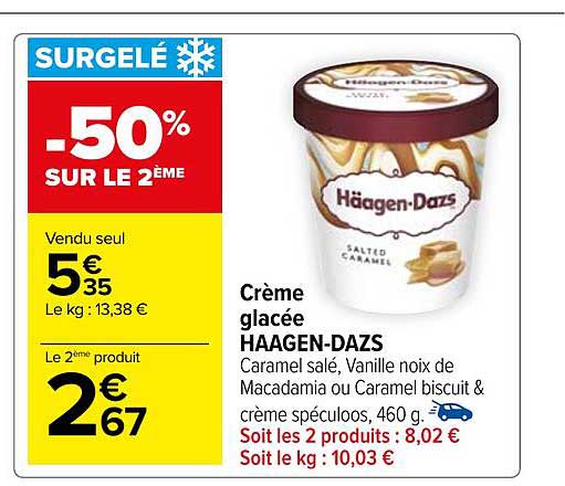 crème glacée häagen-dazs