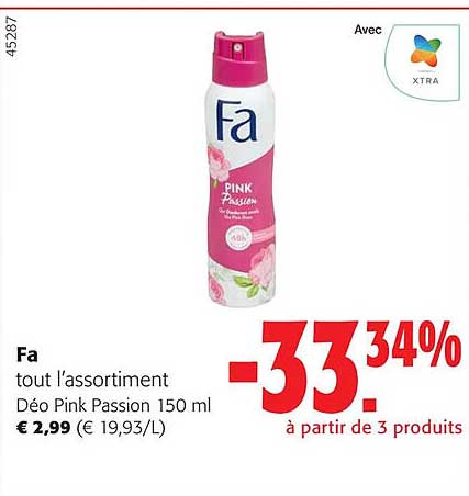 Déo Pink Passion Fa 150 Ml