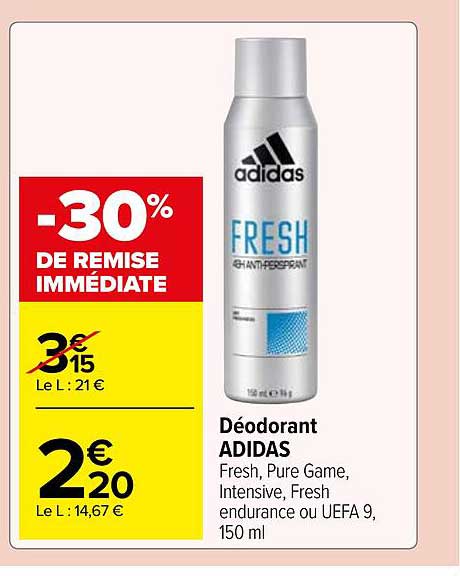 Déodorant Adidas