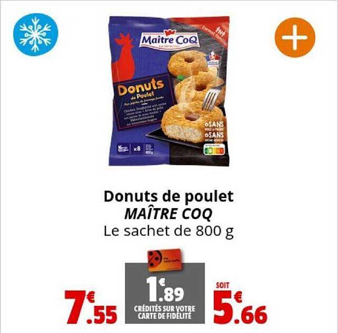 Donuts De Poulet Maître Coq