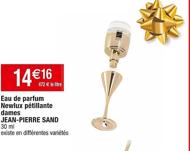 eau de parfum newlux pétilante dames jean-pierre sand