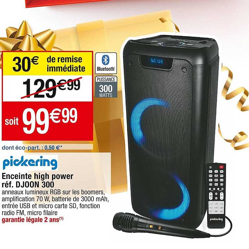 enceinte high power pickering