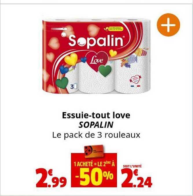 essuie-tout love sopalin