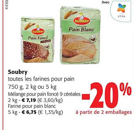 farines pour pain soubry
