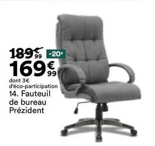 fauteuil de bureau prézident