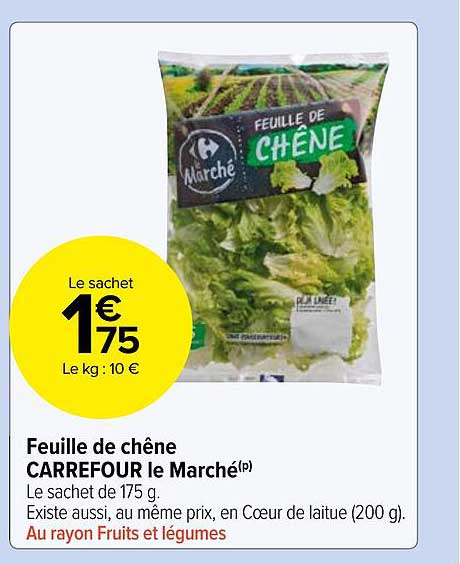 Feuille De Chêne Carrefour Le Marché